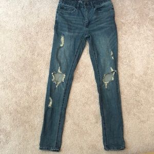 Original Use Distressed Denim Skinny Jeans